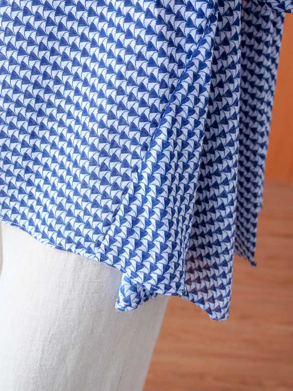 Casual Split-Joint Plaid Round-Neck Batwing Sleeves T-Shirts