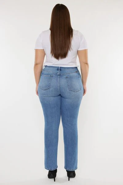 Full Size Cat's Whiskers High Waist Jeans