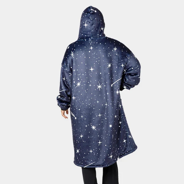 Wearable blanket Oversized with sherpa lining One size fits most.