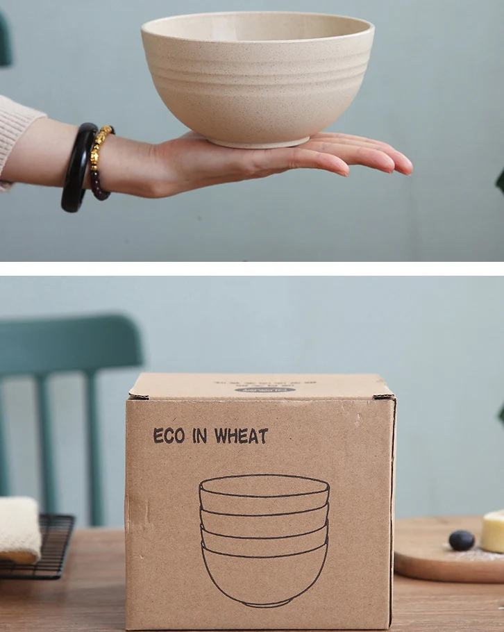 Nordic Wheat Straw Bowls