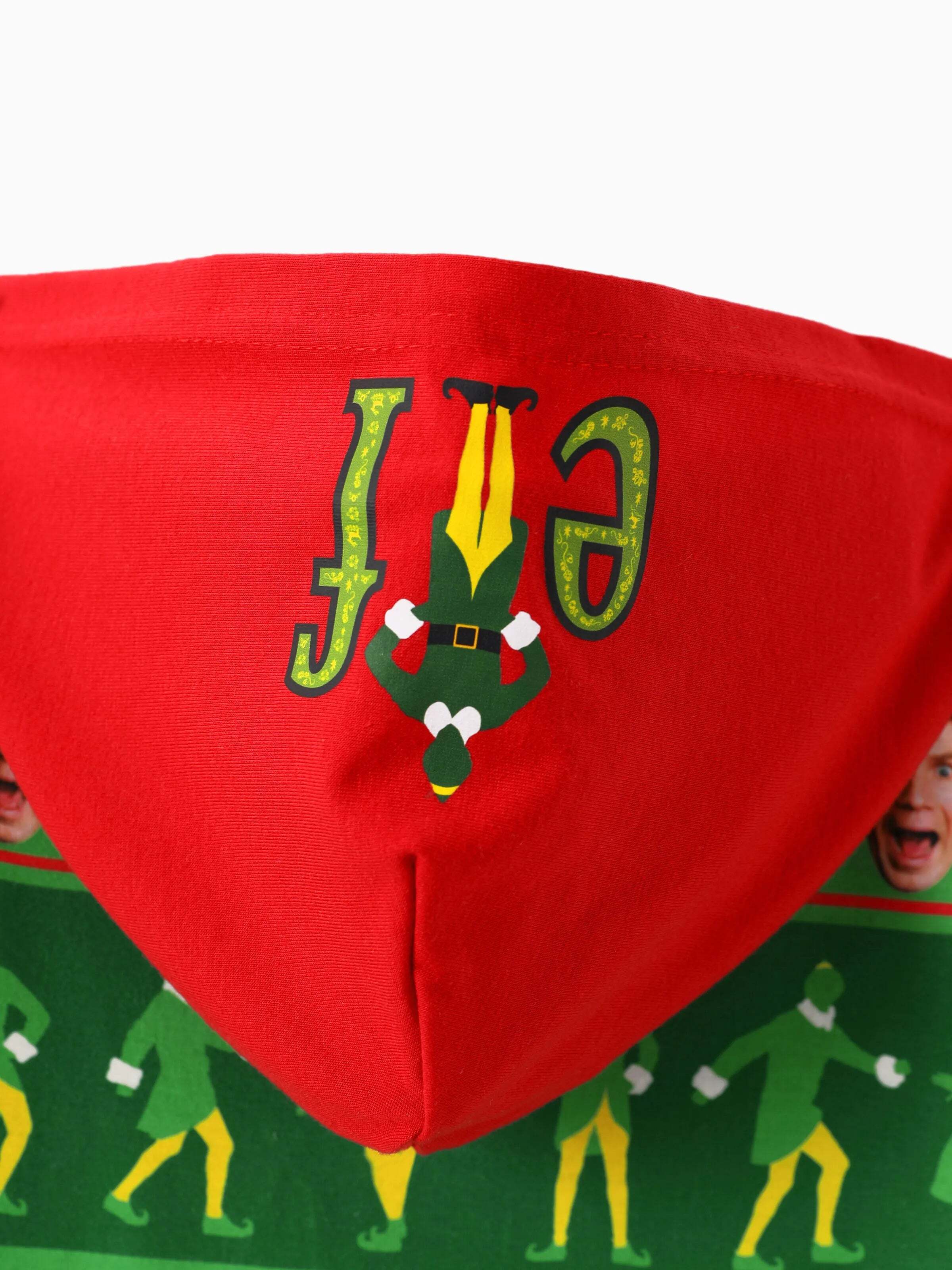 Christmas Family Matching Fair Isle Pattern Hooded Jumpsuit Green