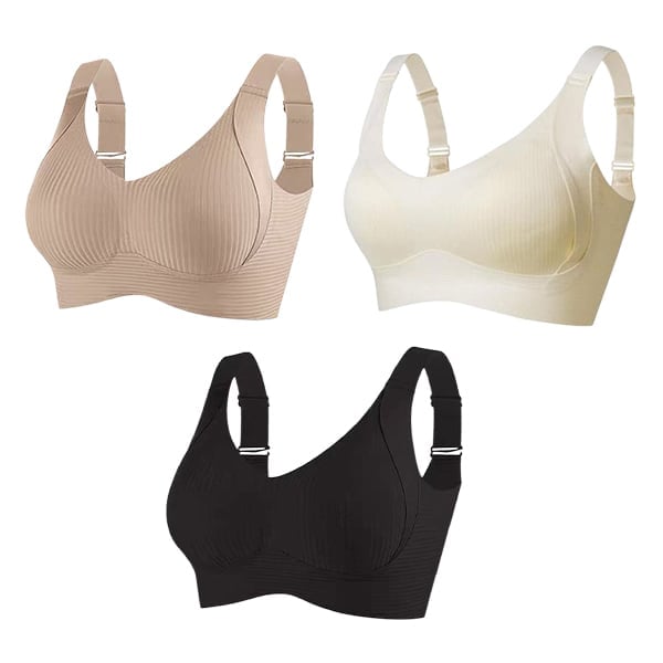 ✨🎁 Buy 1 Get 3 Packs(Each only £5.6) 🔥 Super firming bra | Wire-free push-up bra 👍 No more sagging breasts