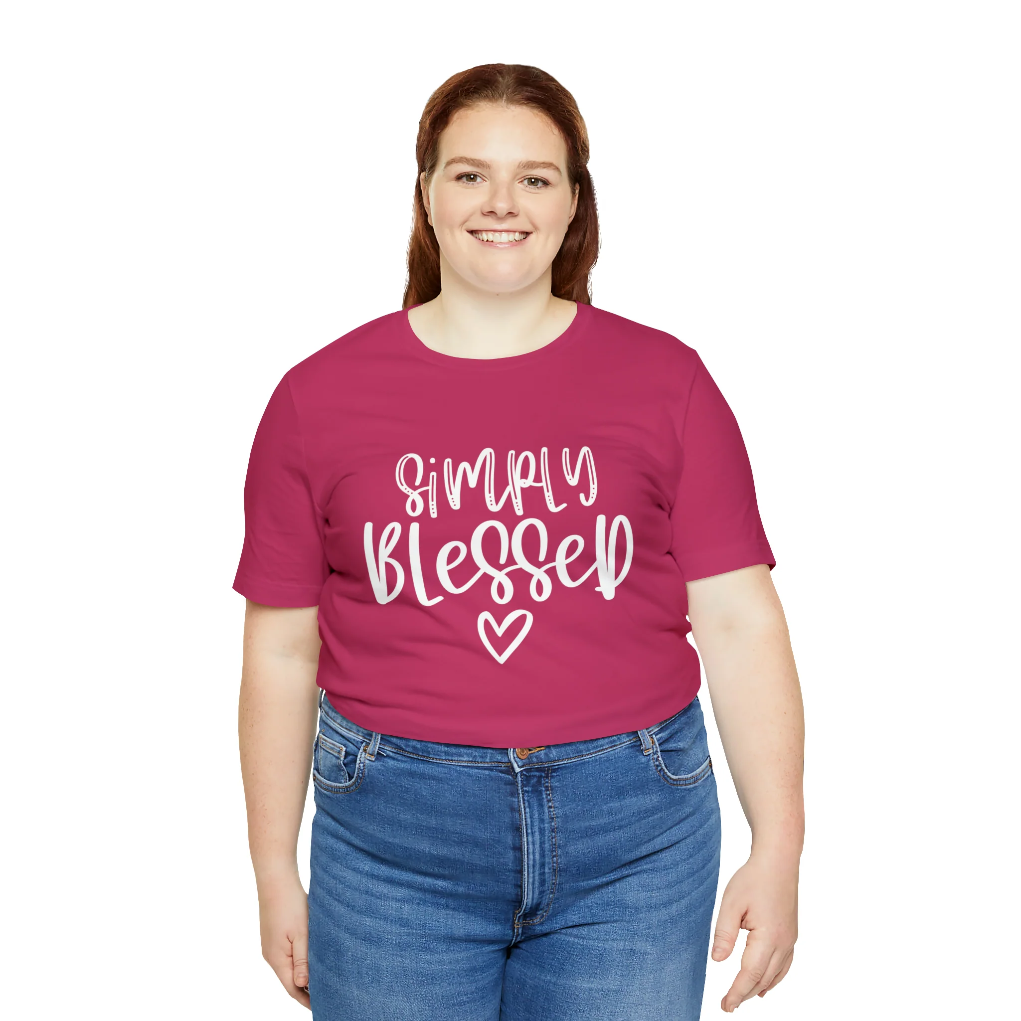 Simply Blessed Unisex Jersey Short Sleeve Tee