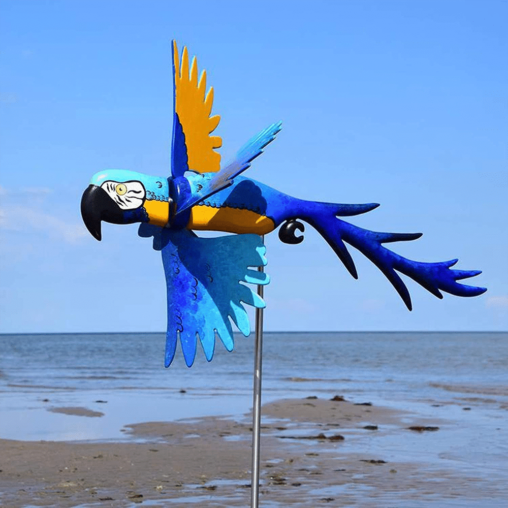 Birds Windmills Parrot & Seagull
