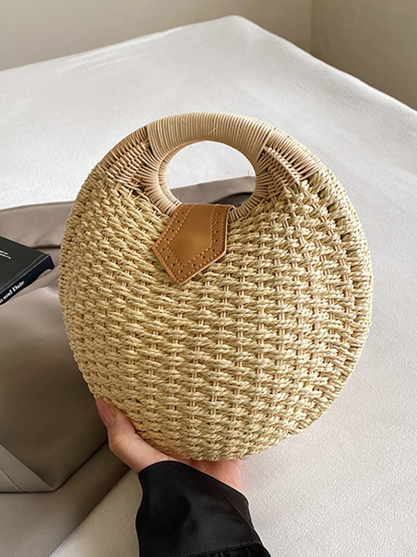 Geometric Woven Handbags