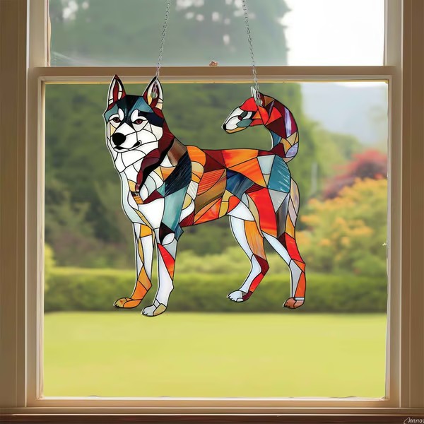 Dachshund Dog Window Hanging Suncatcher