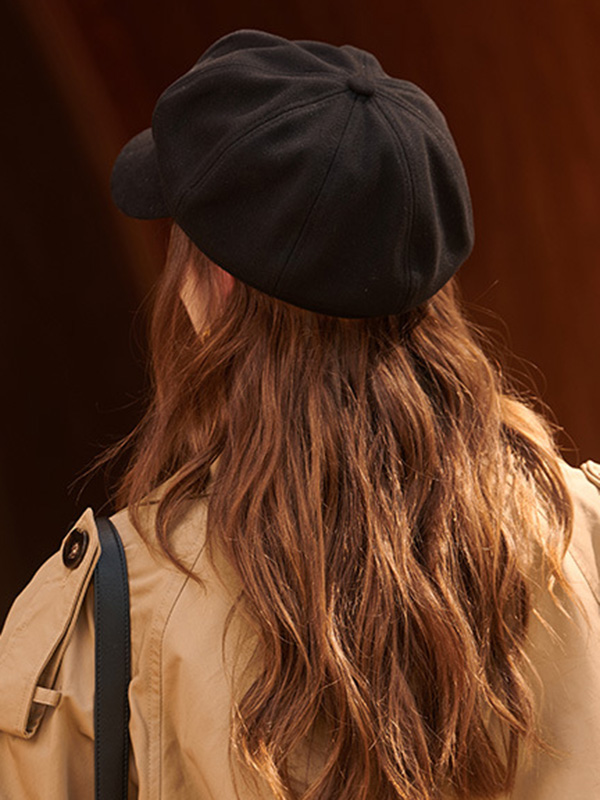 Simple 4 Colors Beret Hat