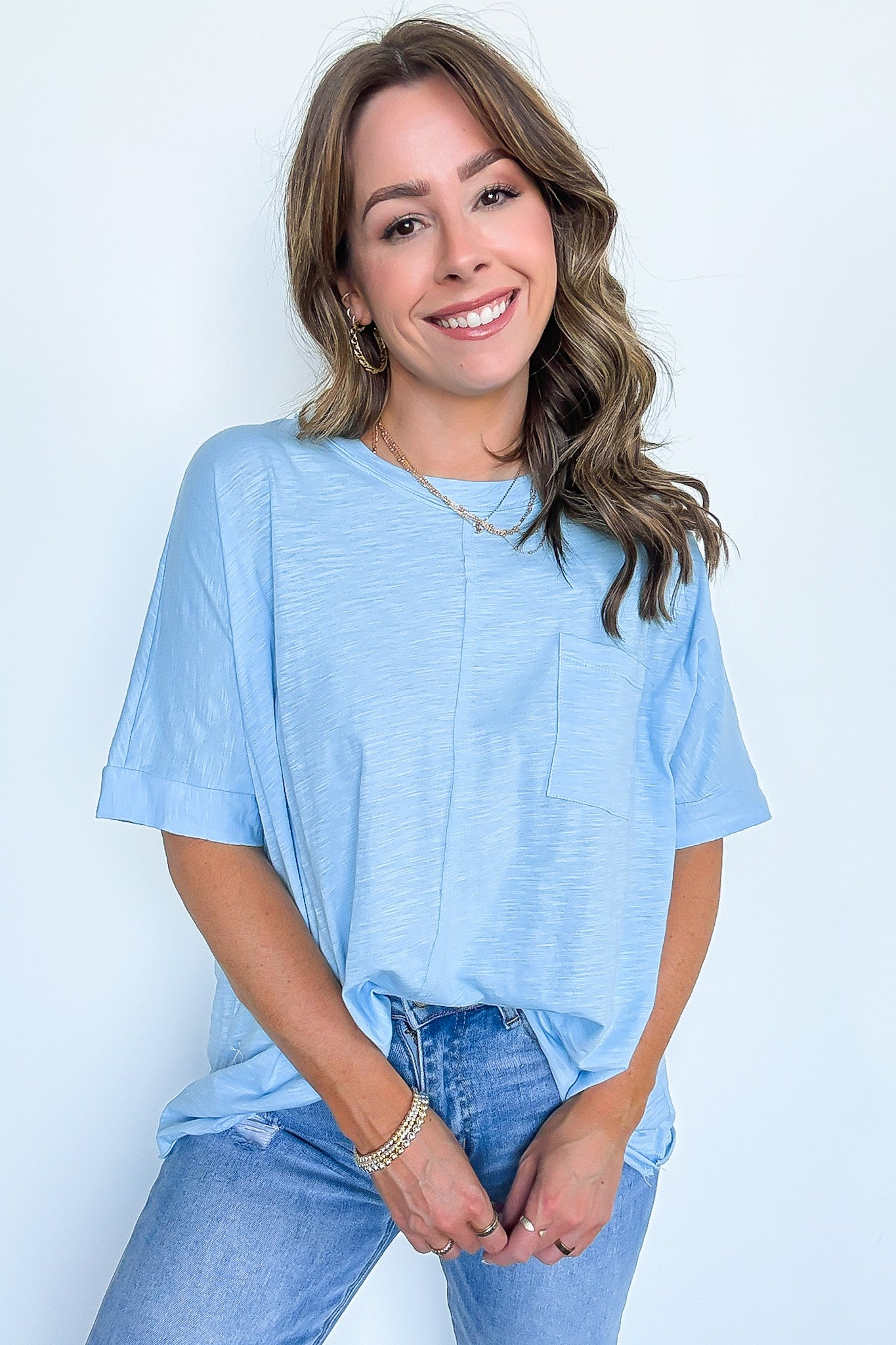 Live in Comfort Relaxed Pocket Tee