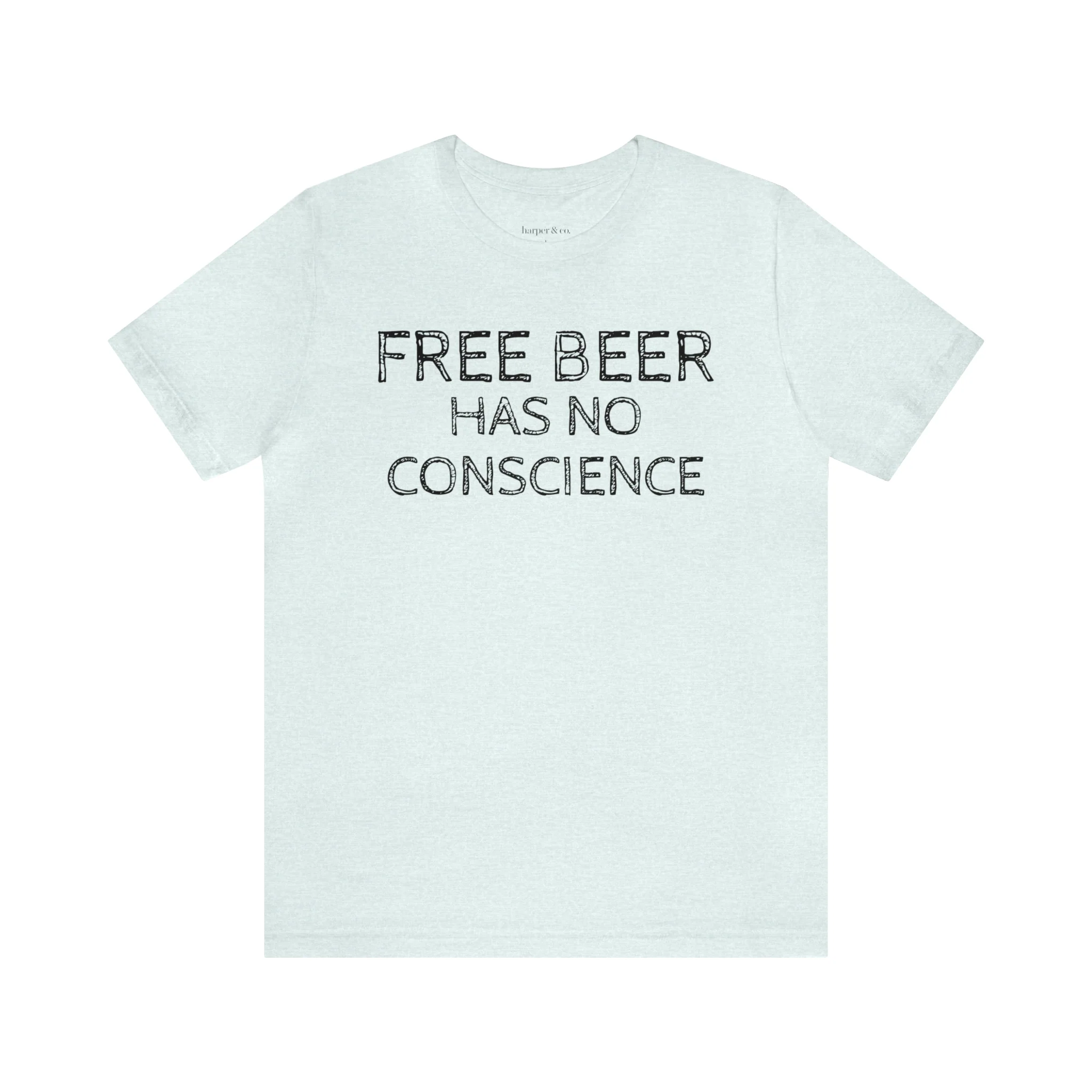 Free Beer Unisex Jersey Short Sleeve Tee