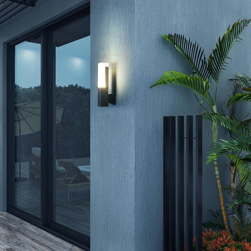 Square Up and Down Lighting LED Waterproof Modern Outdoor Wall Lights