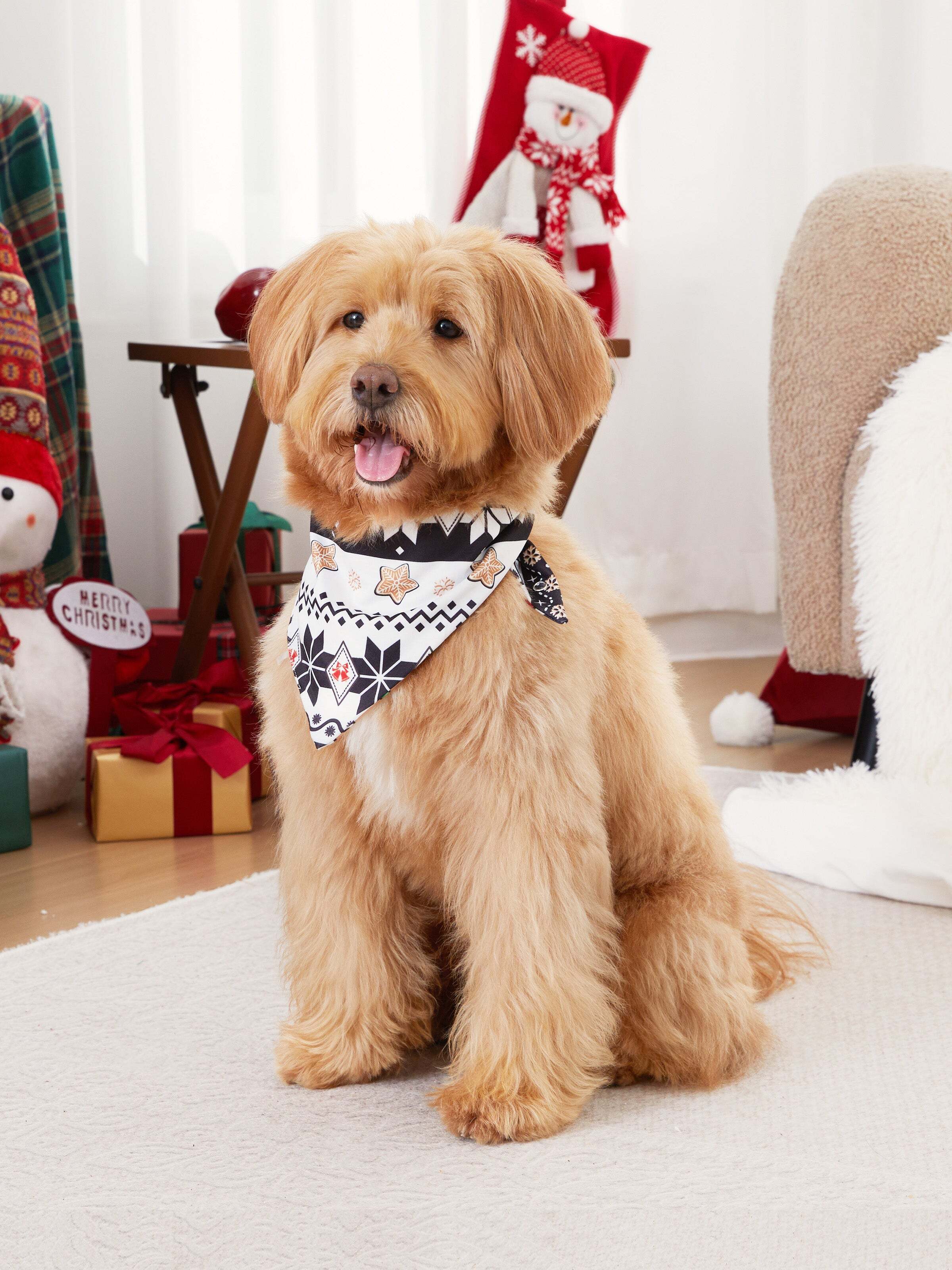 Christmas Family Matching Raglan Sleeves Gingerbread Man Pajamas Sets with Drawstring and Pockets with Christmas Socks red/black