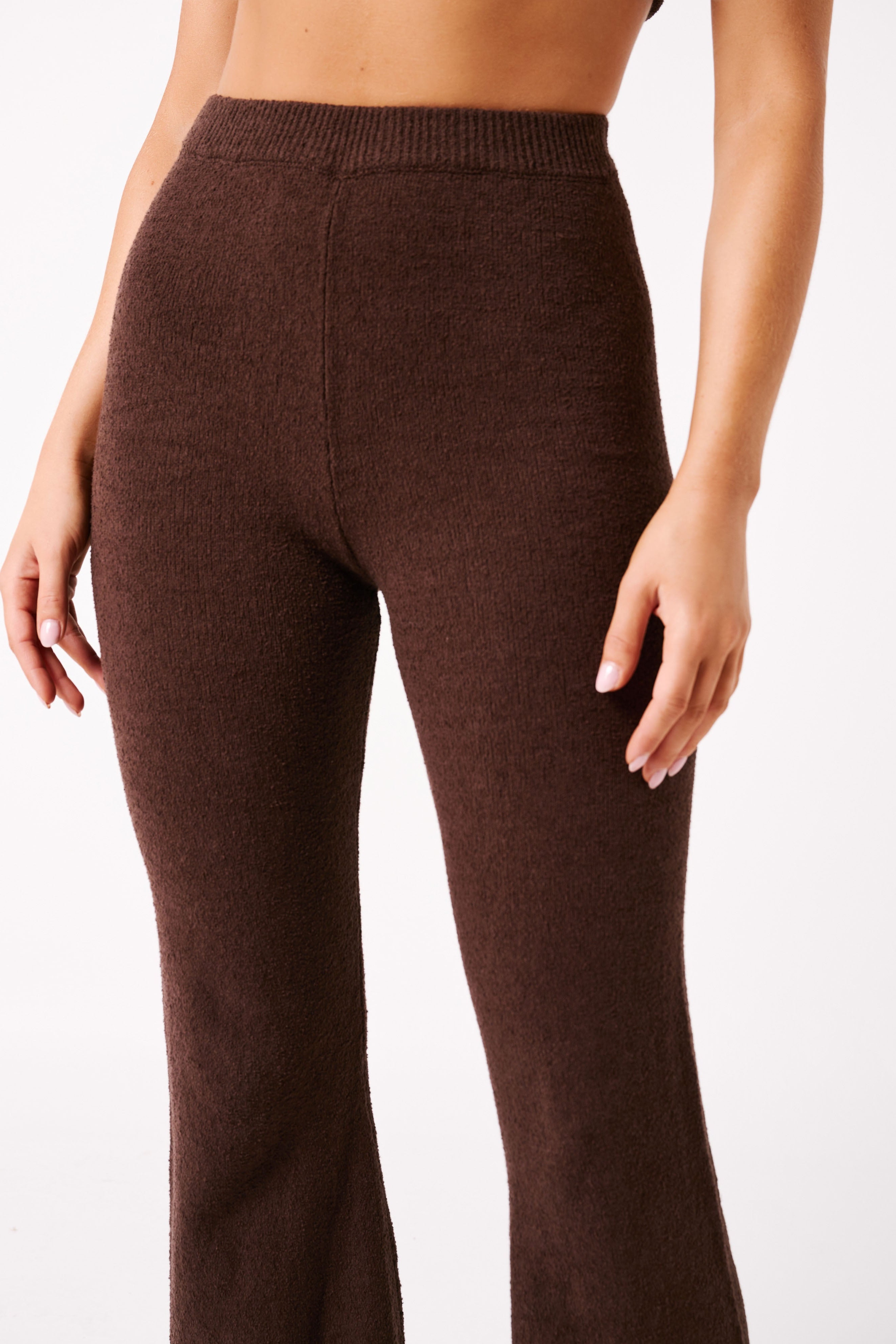 Chocolate Knit Pants