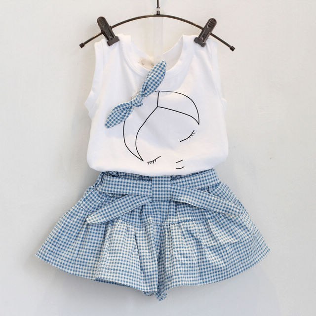 New Casual Baby Skirt Clothes Set