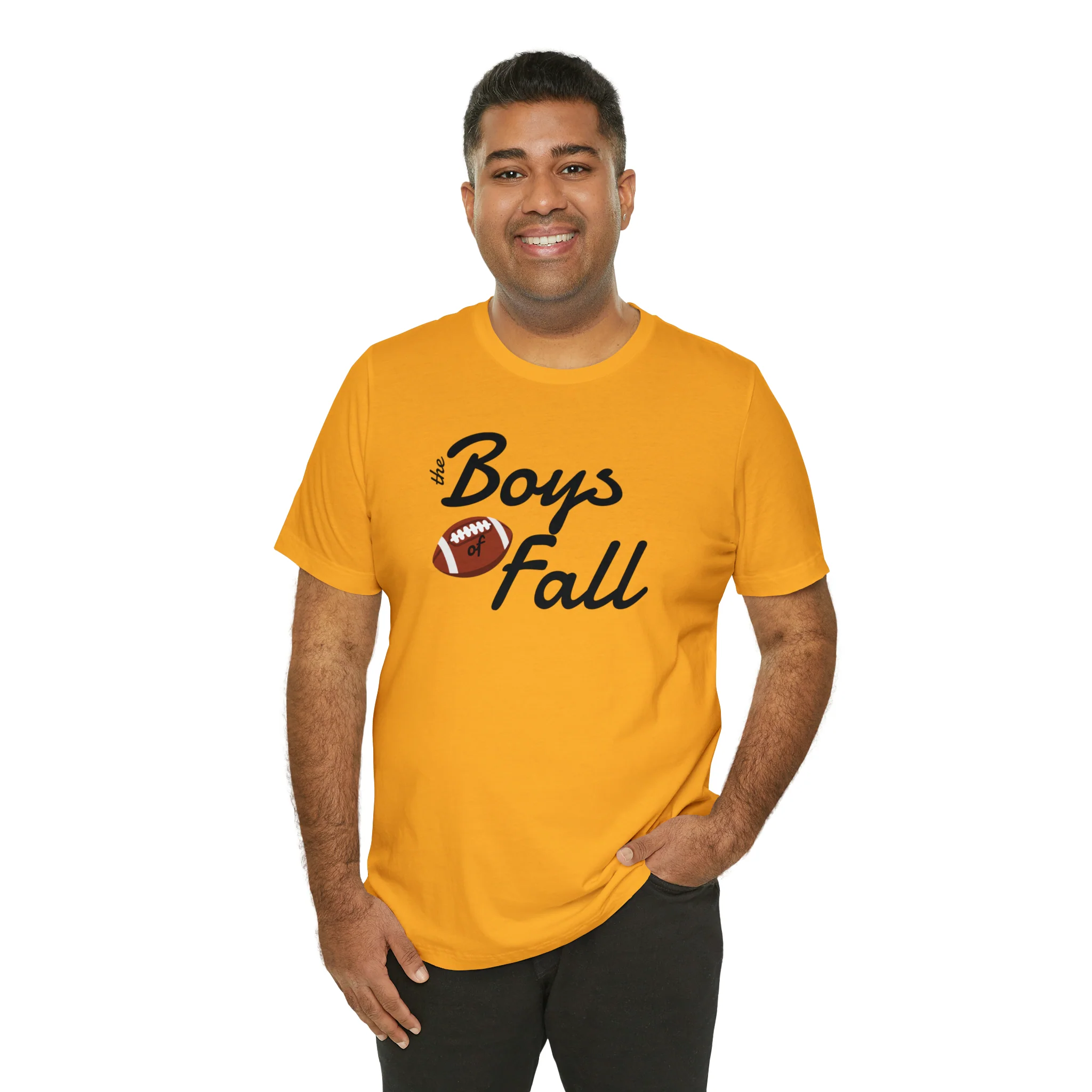 Boys of Fall Football Patch Unisex Softstyle T-Shirt