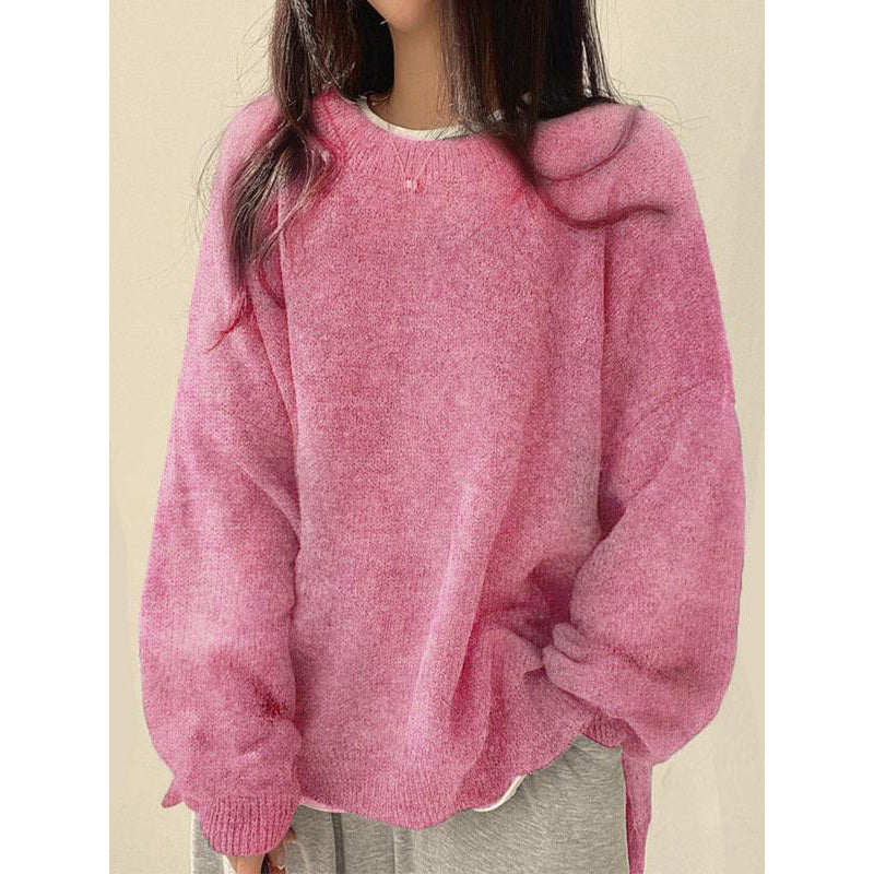 Cozy Split Hem Knit Sweater