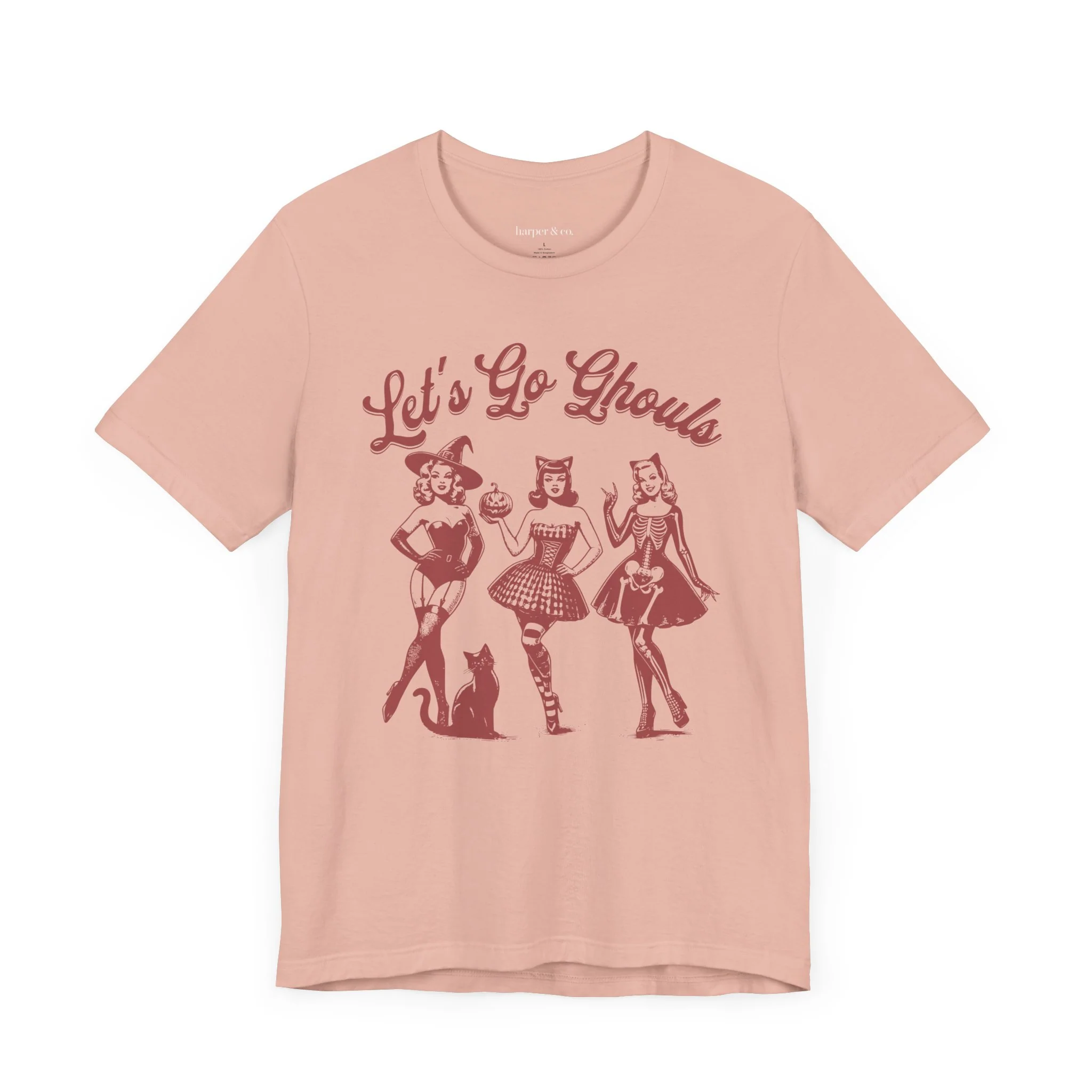 Let's Go Ghouls Bella Canvas Unisex Jersey T-Shirt - Multiple Colors