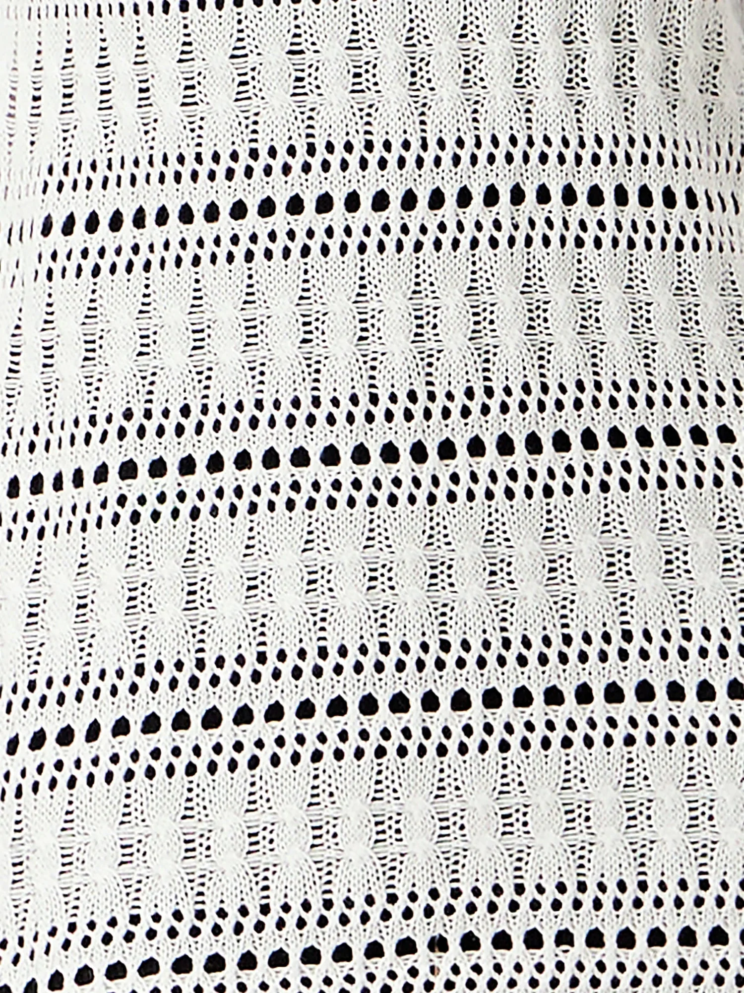 100% Lyocell Tencel Boat Neck Crochet Dress