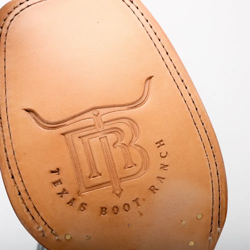 Natural Python Leather Boots - Square Toe