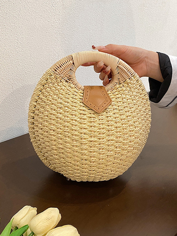 Geometric Woven Handbags