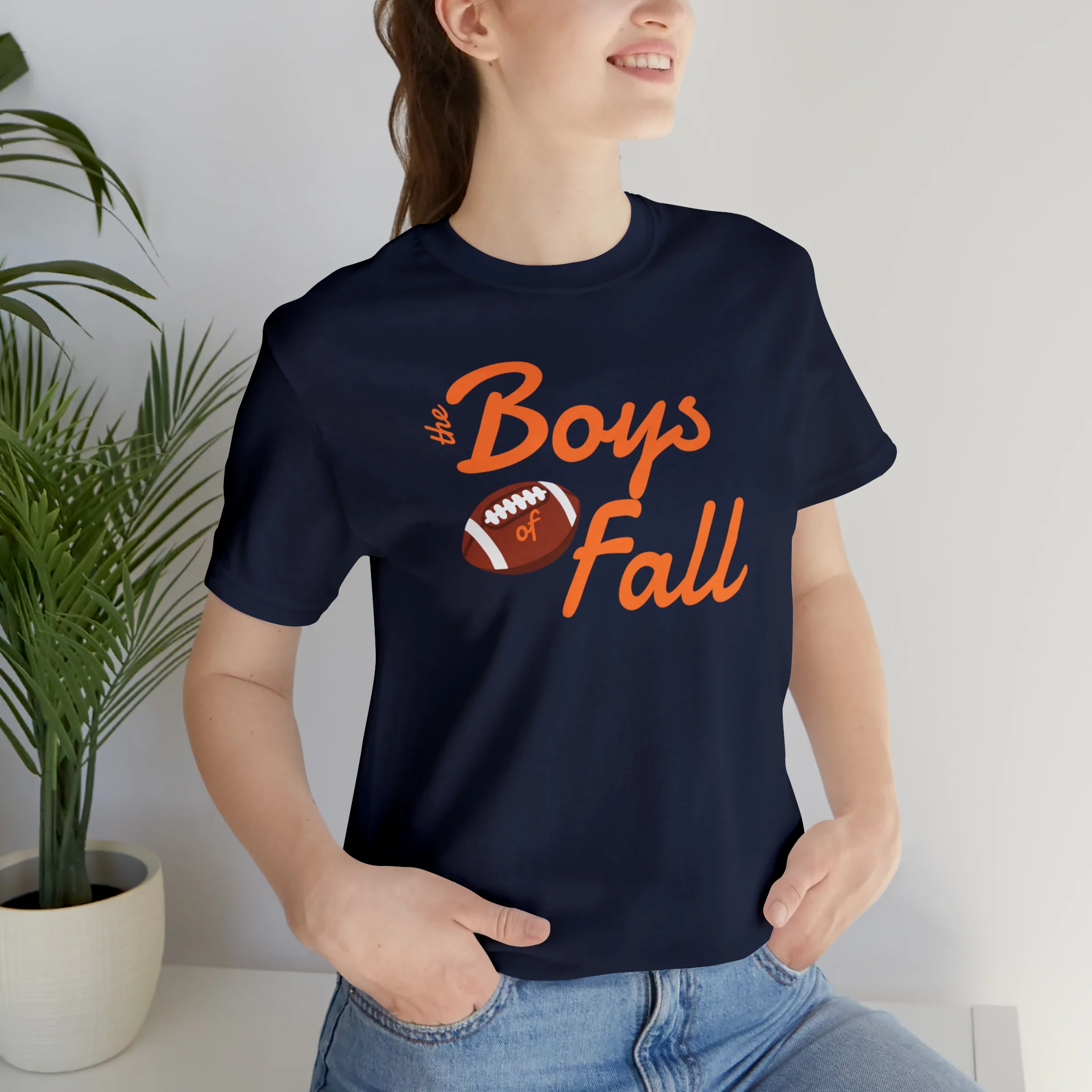 Boys of Fall Football Patch Unisex Softstyle T-Shirt
