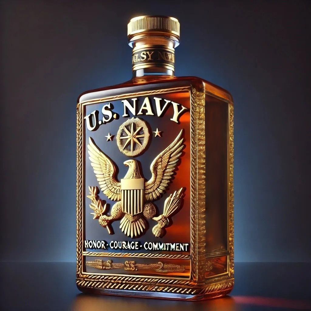 Heroes Decanter  Limited Edition Veteran Tribute Whiskey Bottle