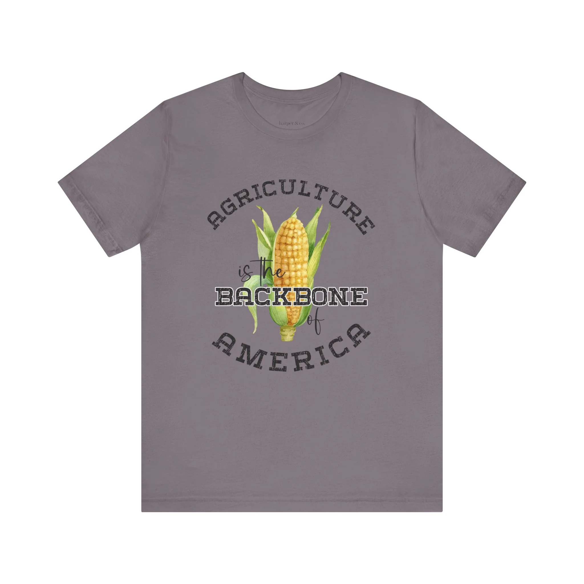 Agriculture is the Backbone Bella Canvas Jersey Short Sleeve Tee - Multiple Colors