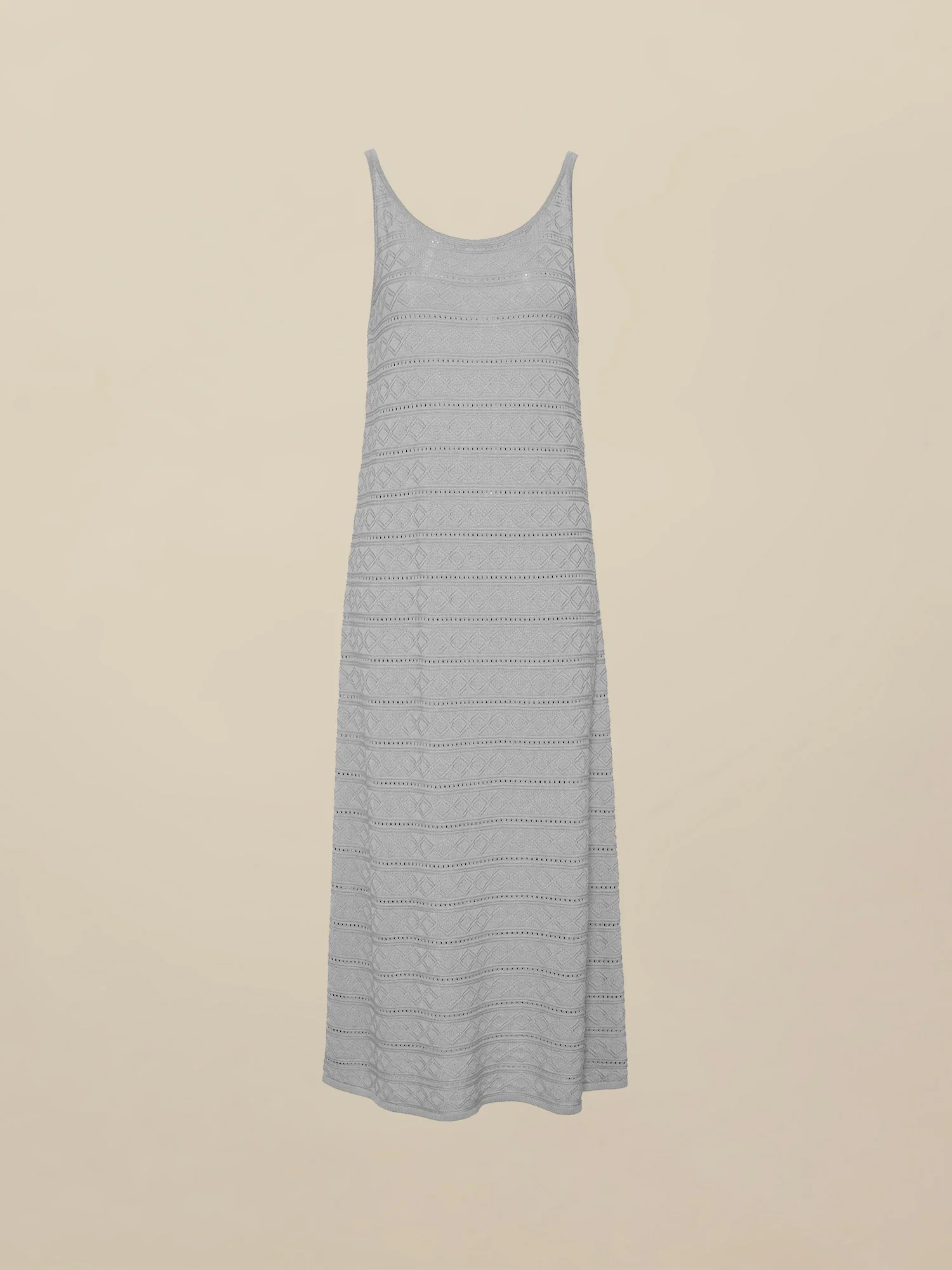 100% Lyocell Round Neck Camisole Knitted Dress