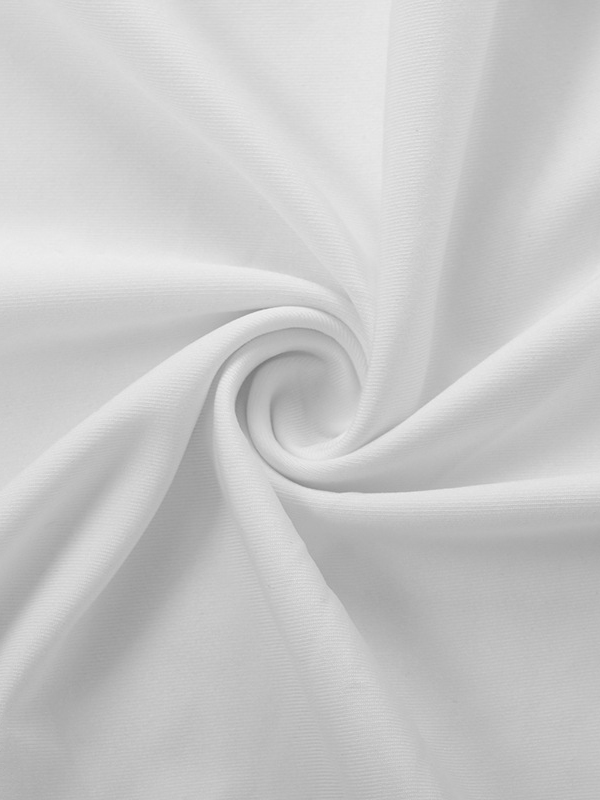 Pleated Solid Color Split-Joint Short Sleeves Skinny Boat Neck T-shirts