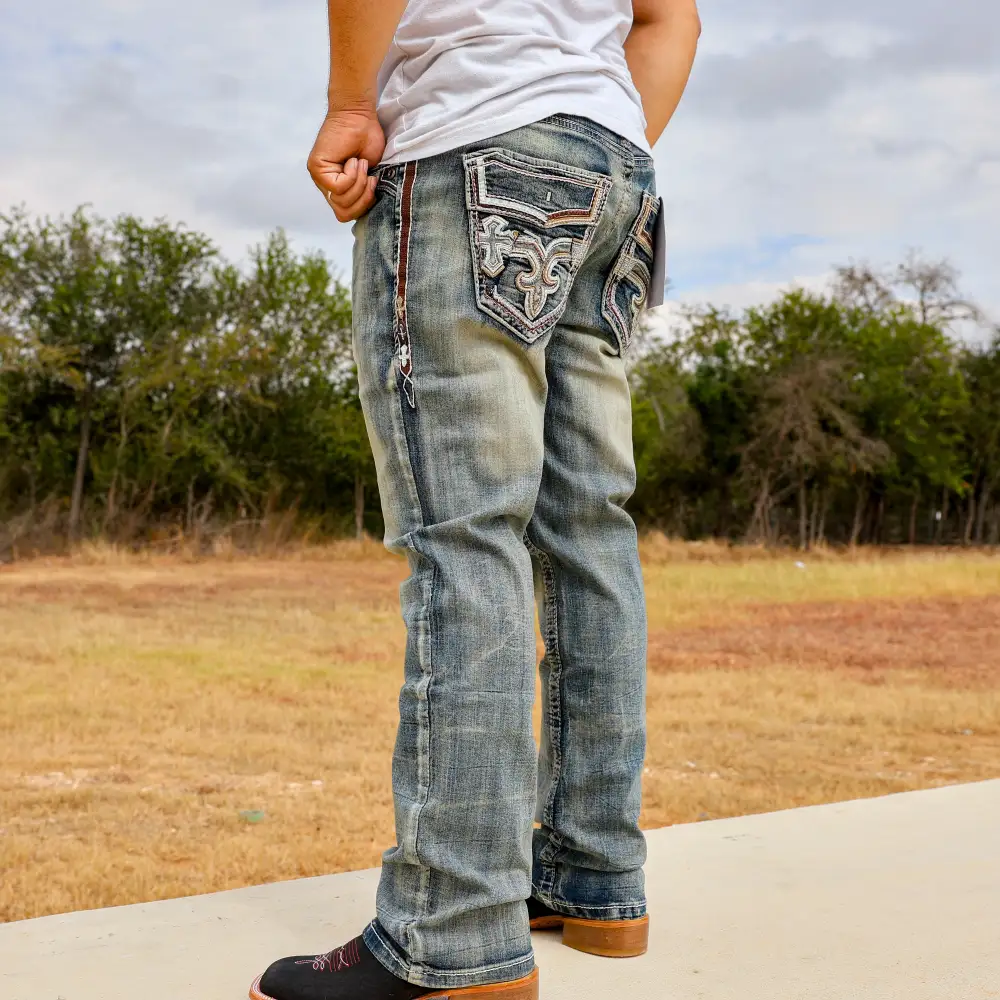 Men’s SA-037A Straight Fit Blue Jean