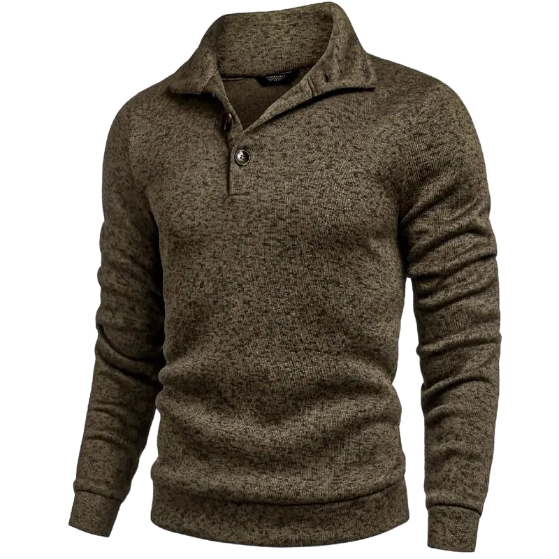 Men's Fitted Long Sleeve Turtleneck Pullover Sweater