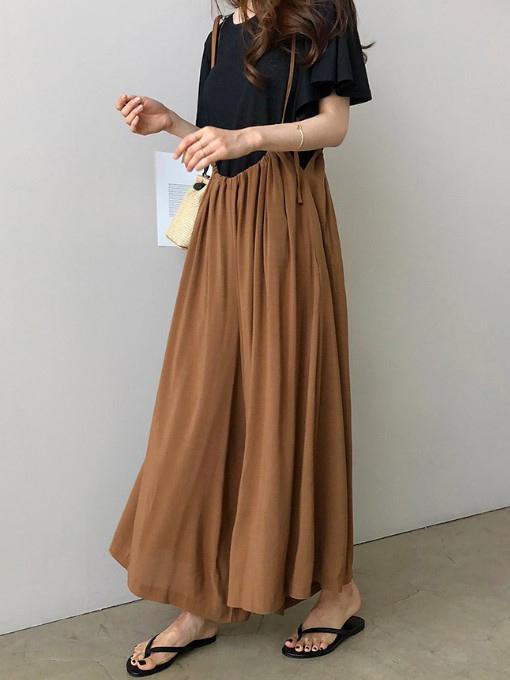 Loose Plus Size Chiffon Light Wide-leg Jumpsuits
