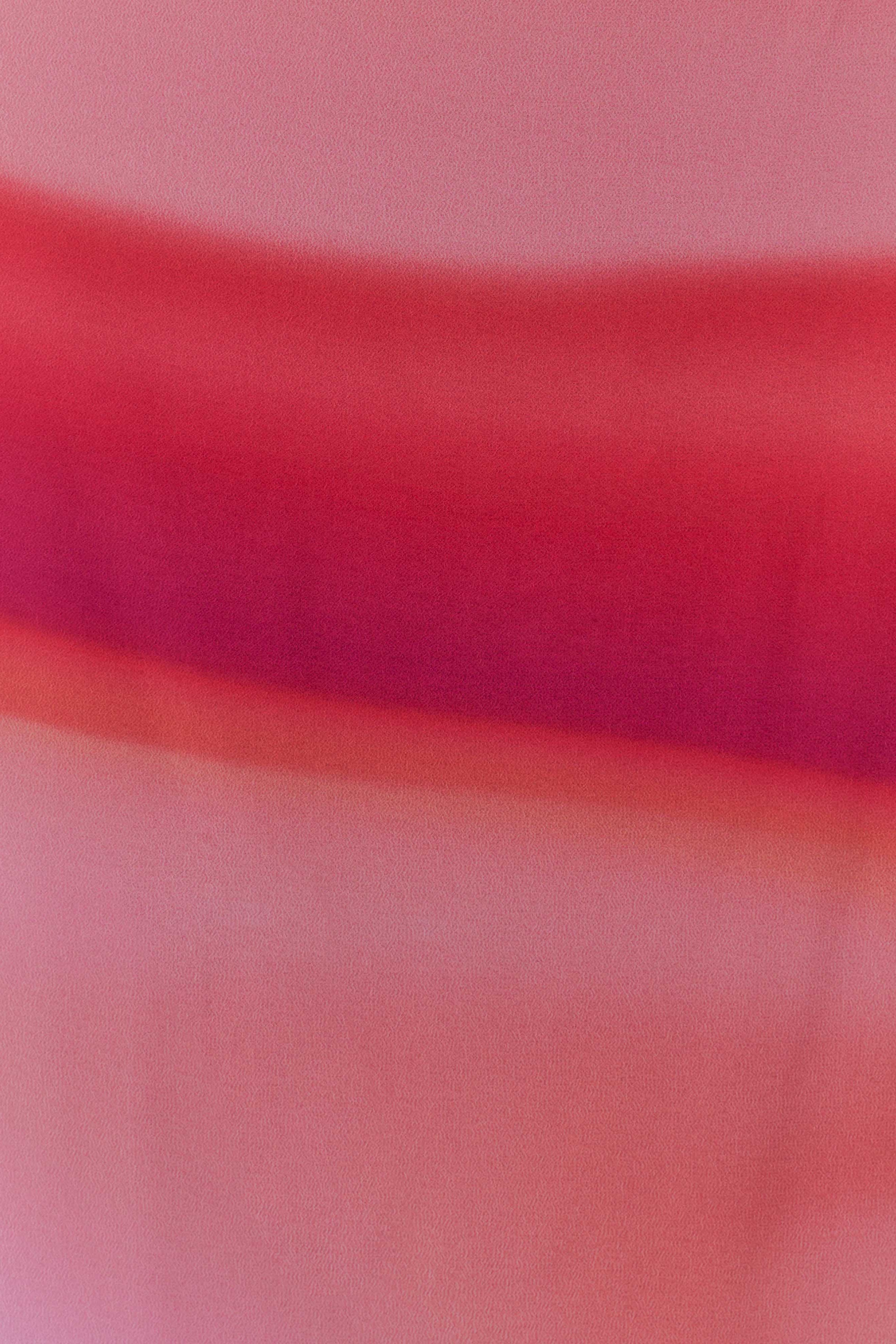 Print Strapless Chiffon Maxi Dress