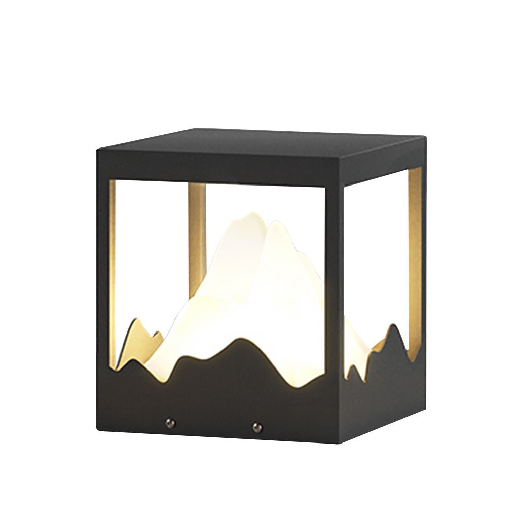 Outdoor Solar Waterproof Mountain Landscape Decorative Lighting Column Light