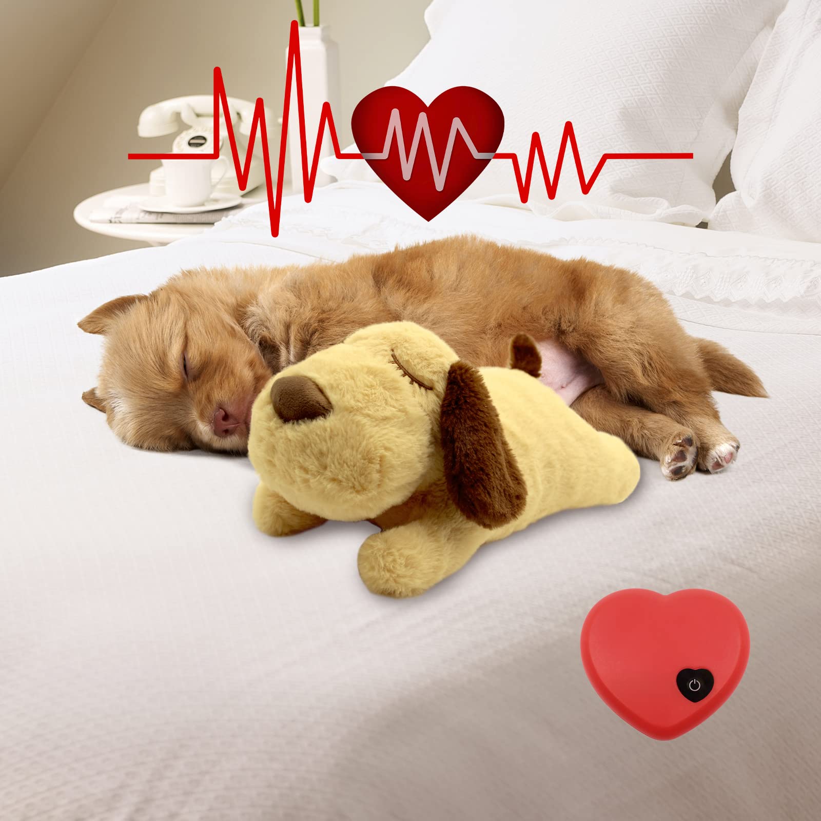 Snuggle Puppy Toy With Heartbeat