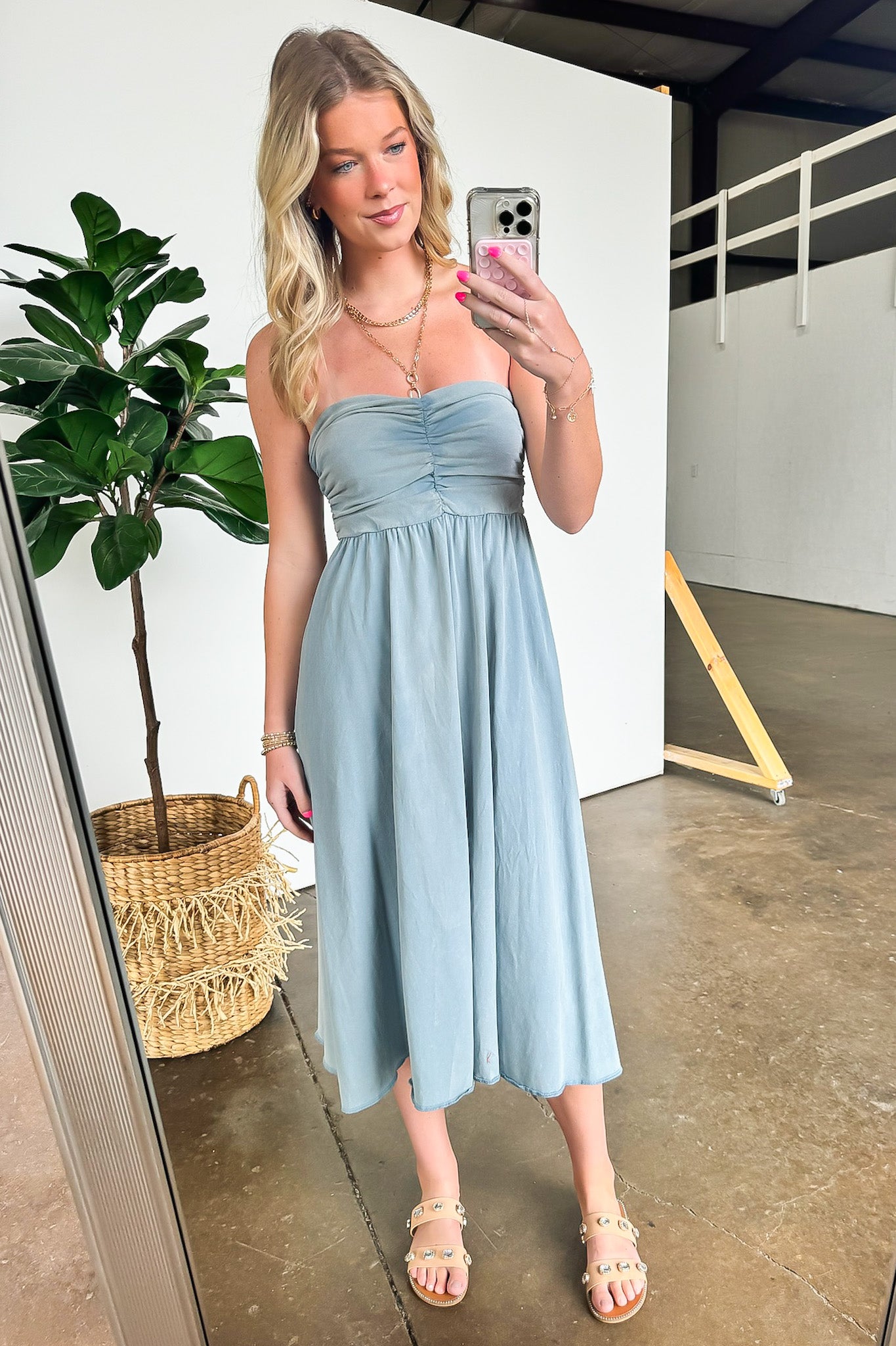 Effortless Comfort Convertible Mineral Washed Dress