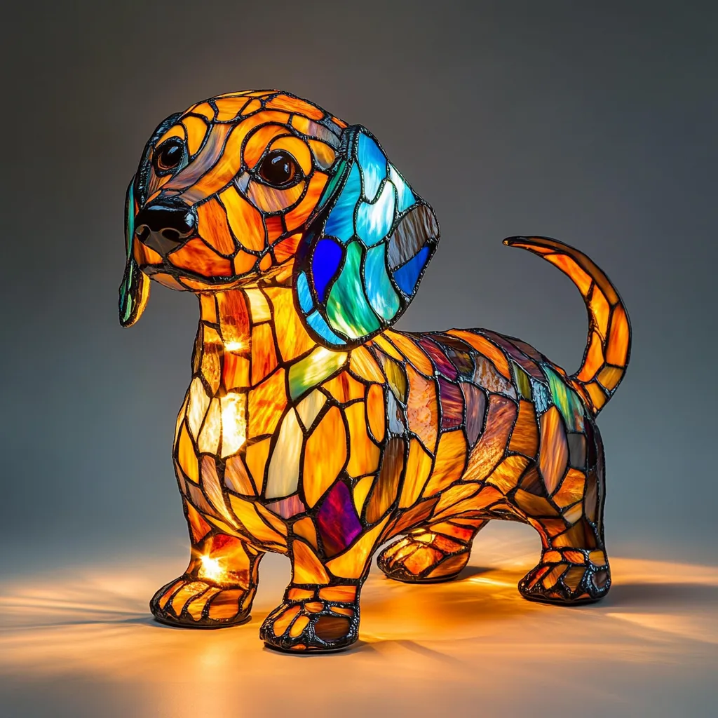 Cute Pet Dog Themed LED Table Lamp with Warm Ambient Glow