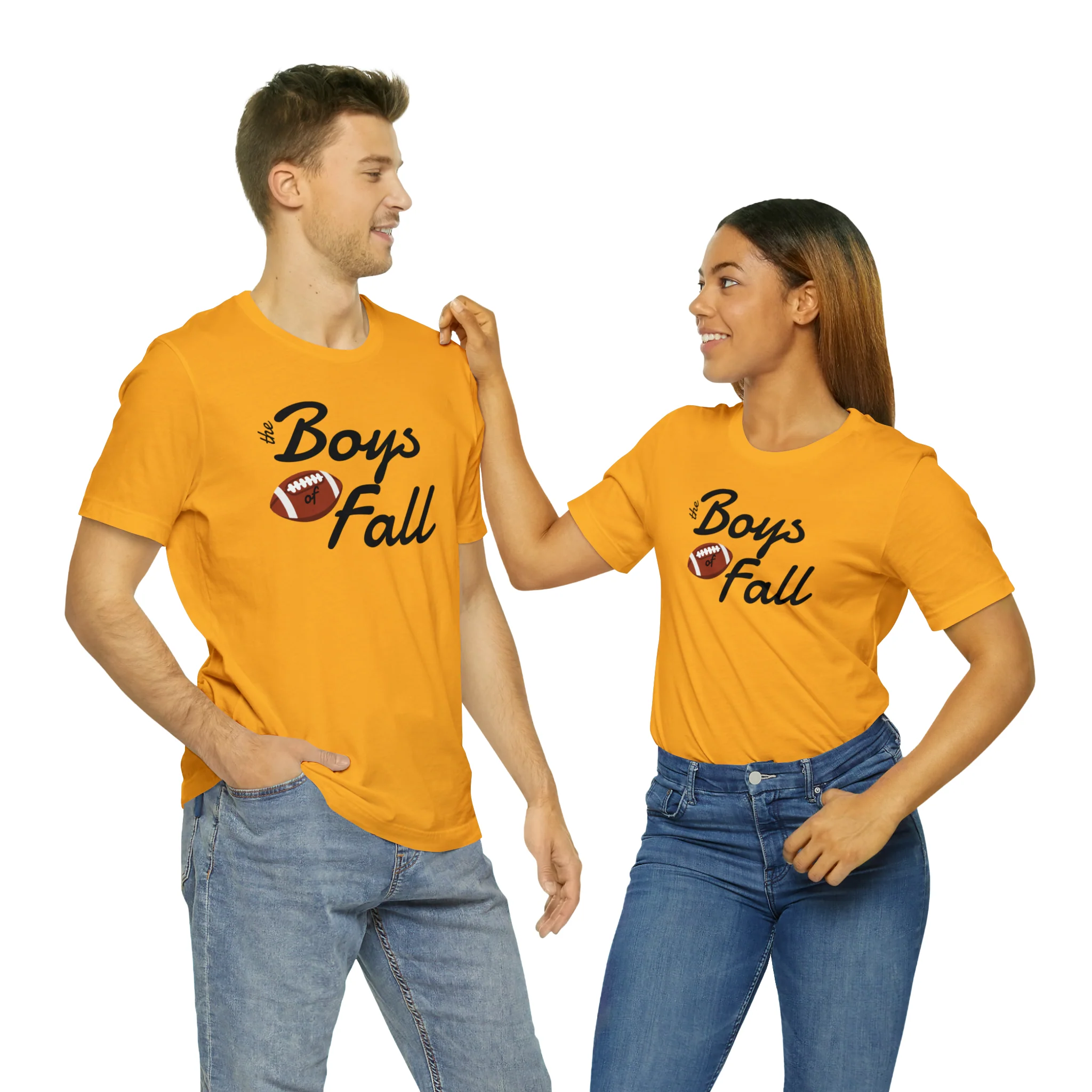 Boys of Fall Football Patch Unisex Softstyle T-Shirt