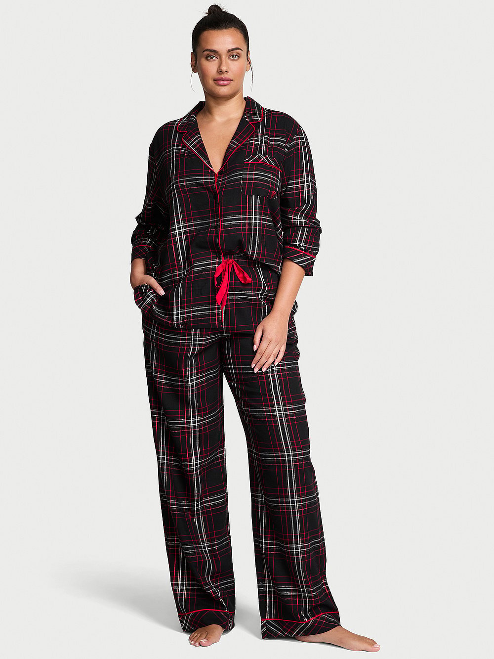VS Flannel Long Pajama Set