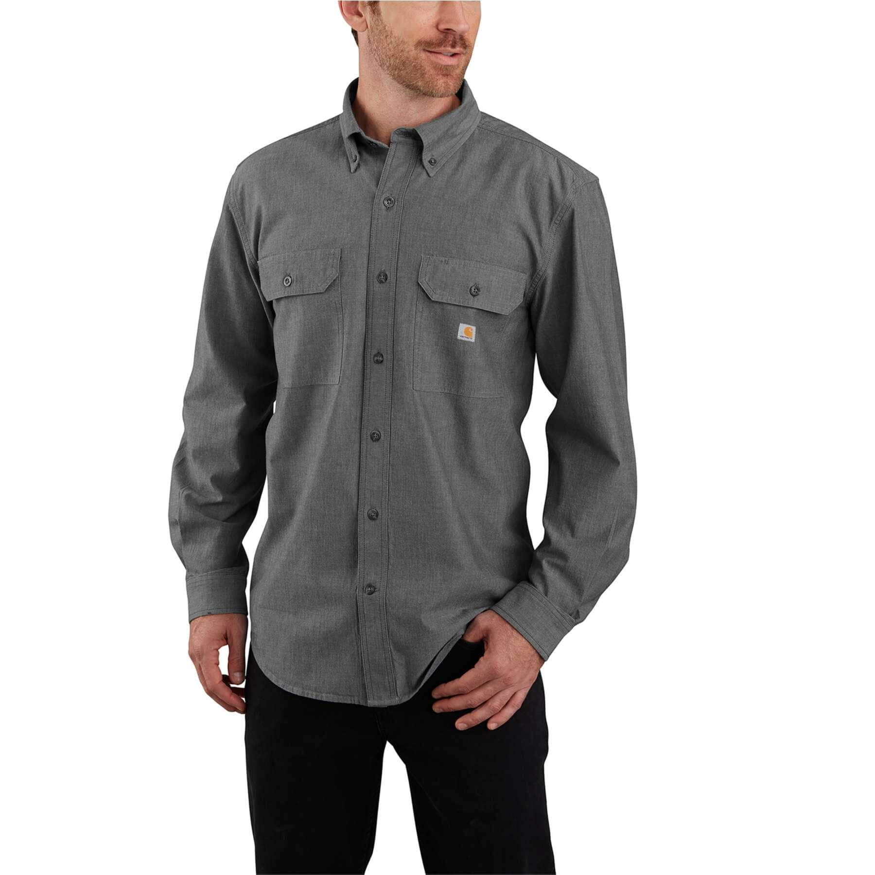 CHT Loose Fit Midweight Chambray Long-Sleeve Shirt 104368