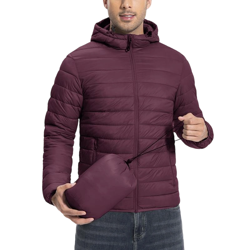 Men's Lightweight Packable Insulated Puffer Jacket