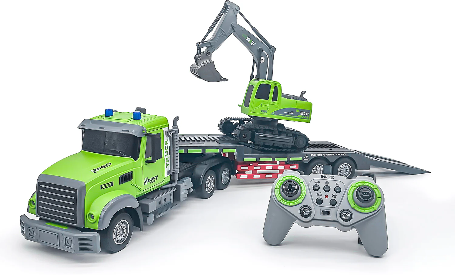 Remote-Control Scooper Truck with Flatbed