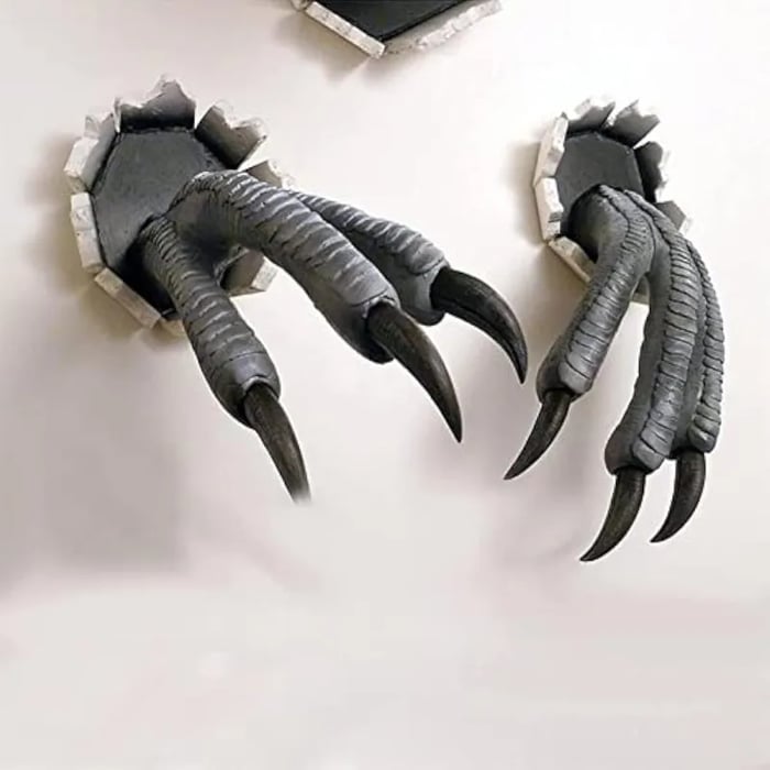 3D Wall Mount Dinosaur Bust Sculpture