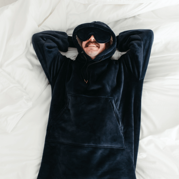 Wearable blanket Oversized with sherpa lining One size fits most.