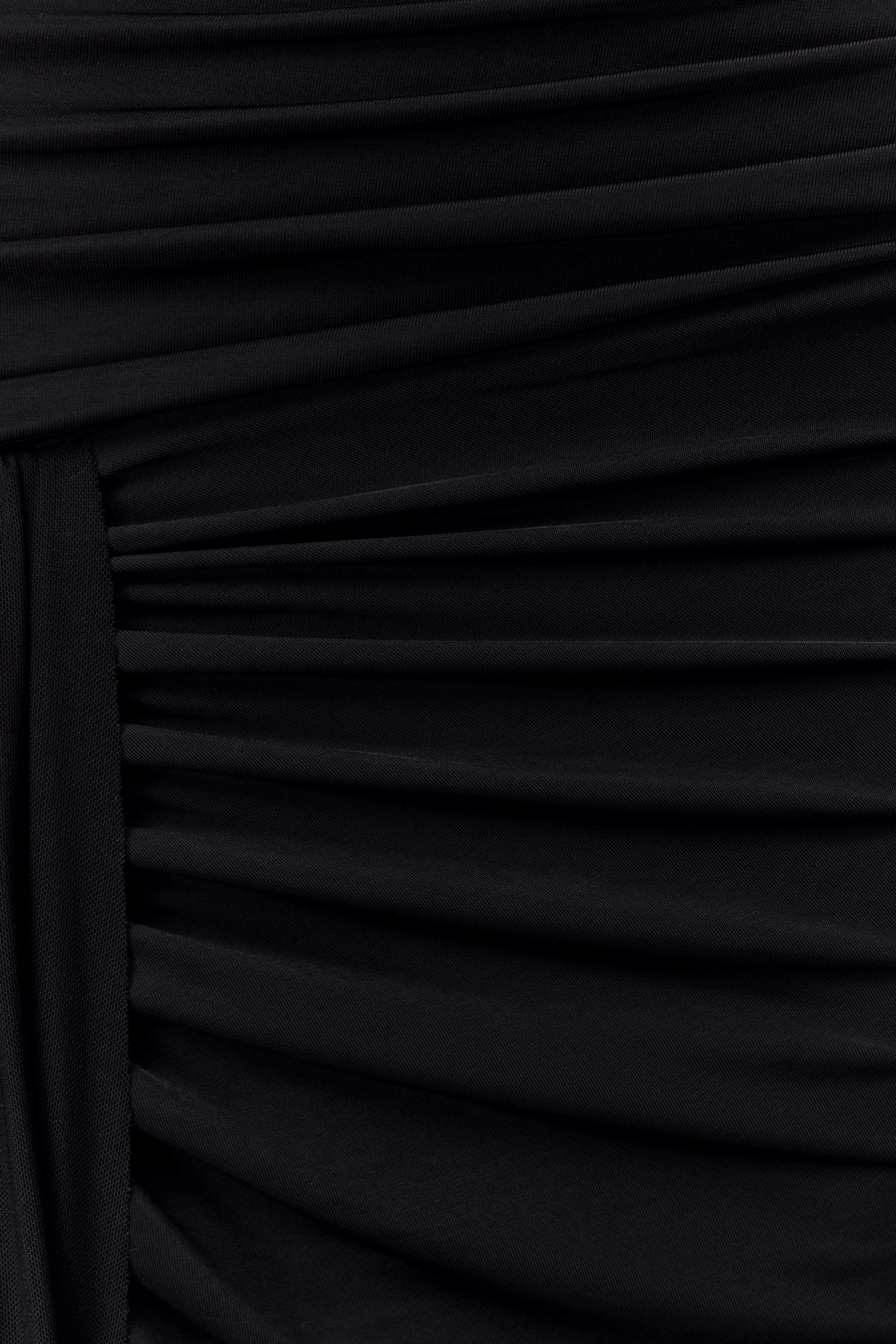 Black Slinky Maxi Skirt