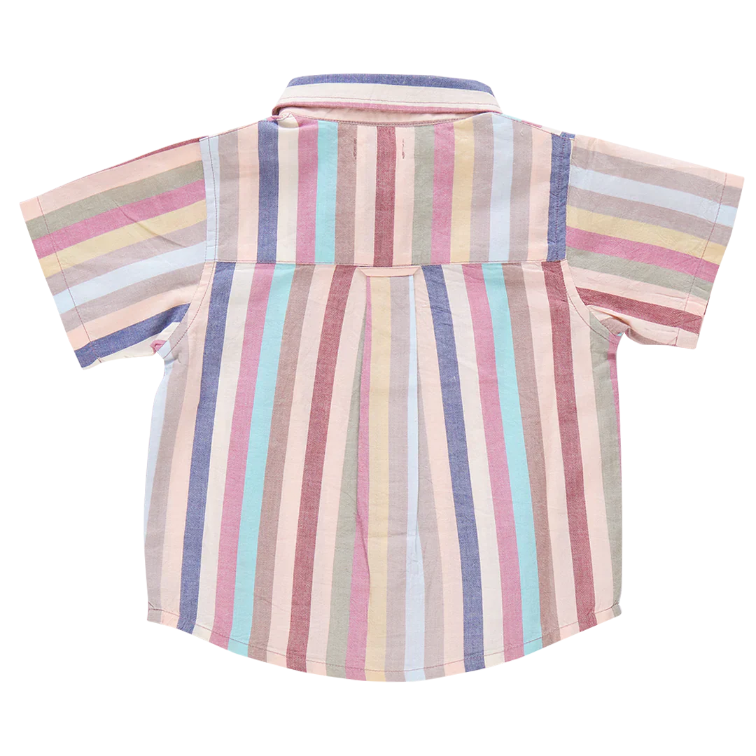 Boys Jack Shirt - Multi Vintage Stripe