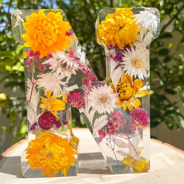 Handmade Floral Night Light From A to Z