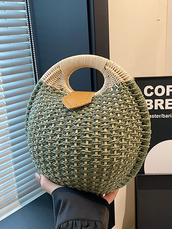 Geometric Woven Handbags