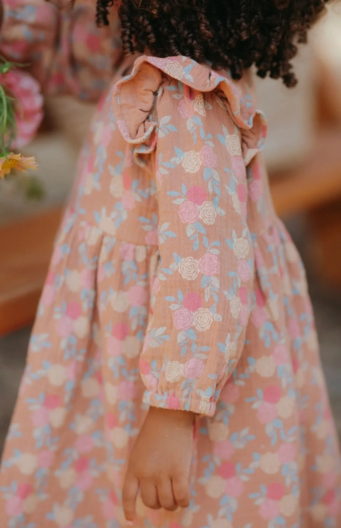 Leilah Dress - Caramel Roses