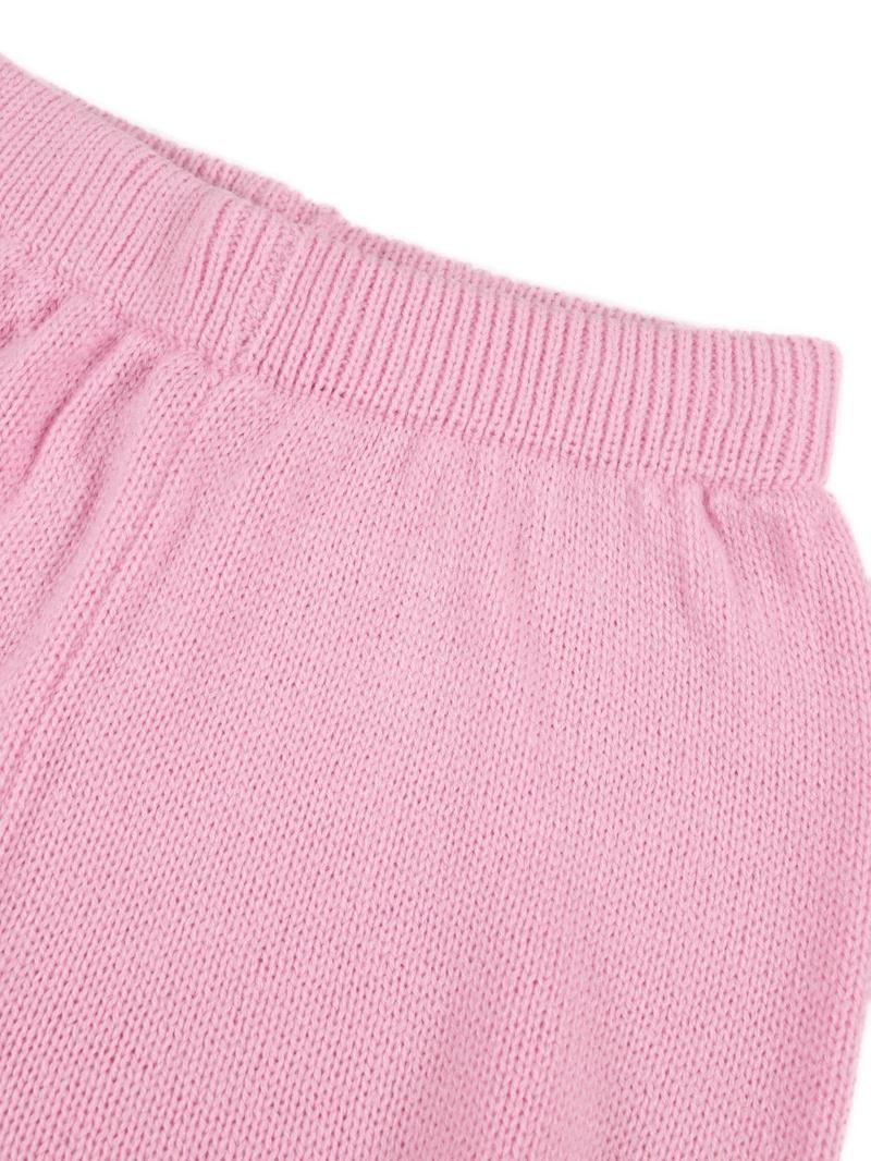 Women’s Cozy Knit Cardigan & Wide-Leg Pants Set – Relaxed Button-Up Lounge Outfit