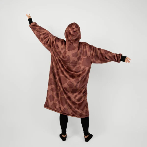 Wearable blanket Oversized with sherpa lining One size fits most.